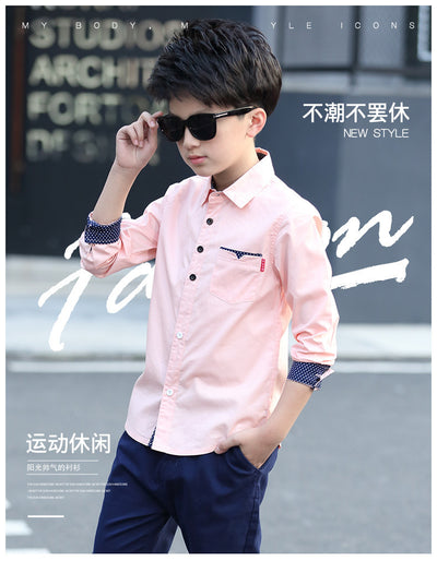 Camisa Infantil Manga Larga a Rayas - Estilo Casual para Otoño - Image 19