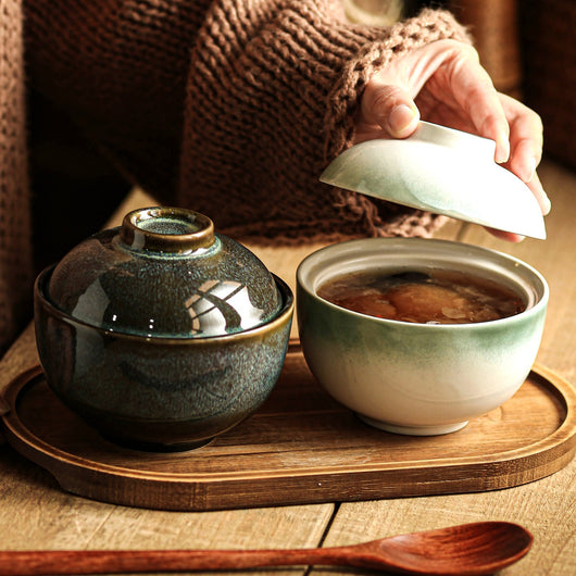 Olla de Cerámica para Baño María con Tapa - Recipiente Ideal para Postres - Image 3