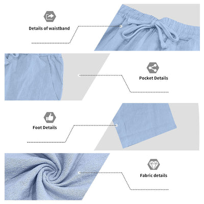 Conjunto de Pantalón y Camiseta Henley Suelta Transpirable para Hombre - Ropa de Playa Casual - Image 21