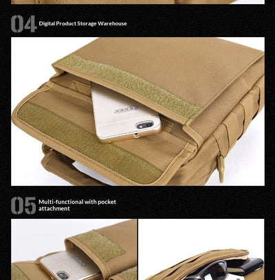 Mochila Táctica Camuflaje Nylon - Bolso Crossbody para Hombre - Image 27