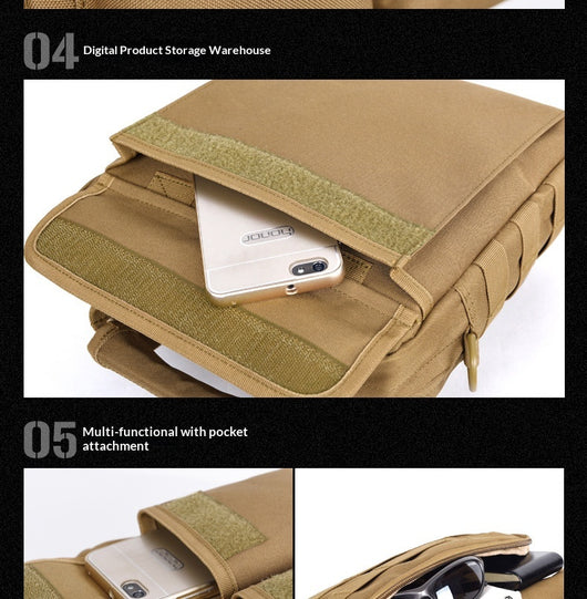 Mochila Táctica Camuflaje Nylon - Bolso Crossbody para Hombre - Image 27