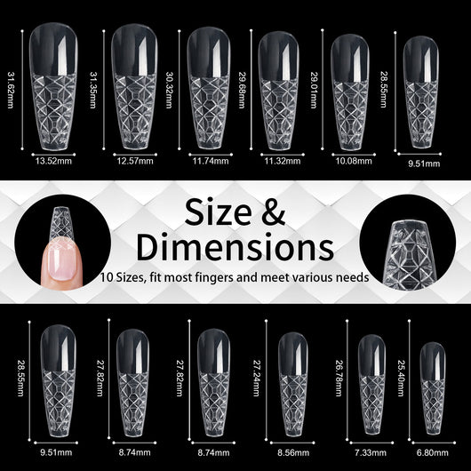 Puntas de Uñas 3D Diamond Wear de Larga Duración - Image 29