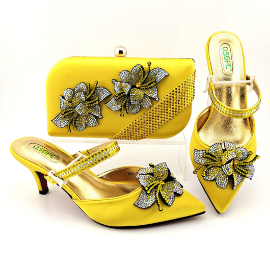 Tacones Altos Puntiagudos con Bolso Coordinado para Eventos - Image 14