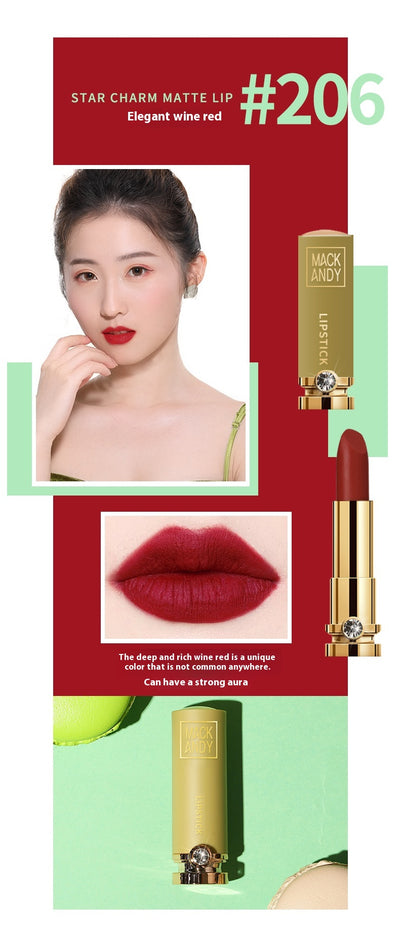 Kit de 5 Labiales Macaron Diamond Velvet - Colores Intensos y Larga Duración - Image 12