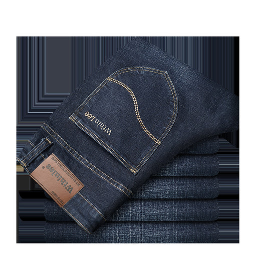 Pantalones Jeans Rectos Holgados Estilo Coreano para Hombre - Image 2