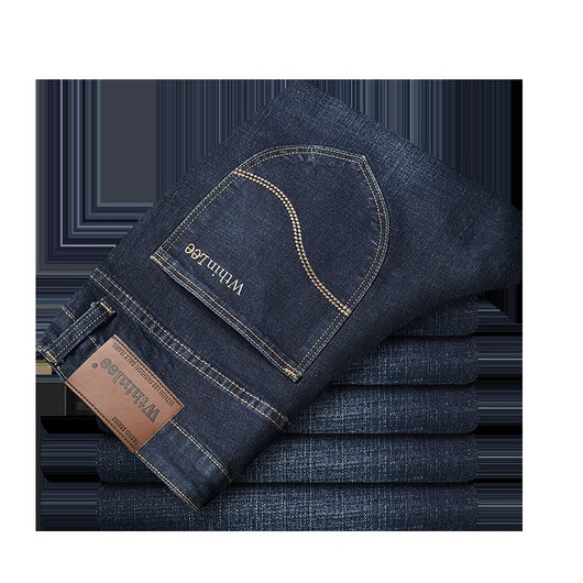 Pantalones Jeans Rectos Holgados Estilo Coreano para Hombre - Image 2