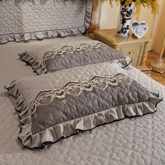 Funda de Almohada Acolchada con Encaje Reforzada - Image 17
