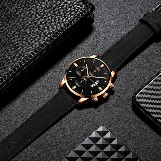 Reloj de Cuarzo Clásico para Hombre - Elegancia Empresarial - Image 2