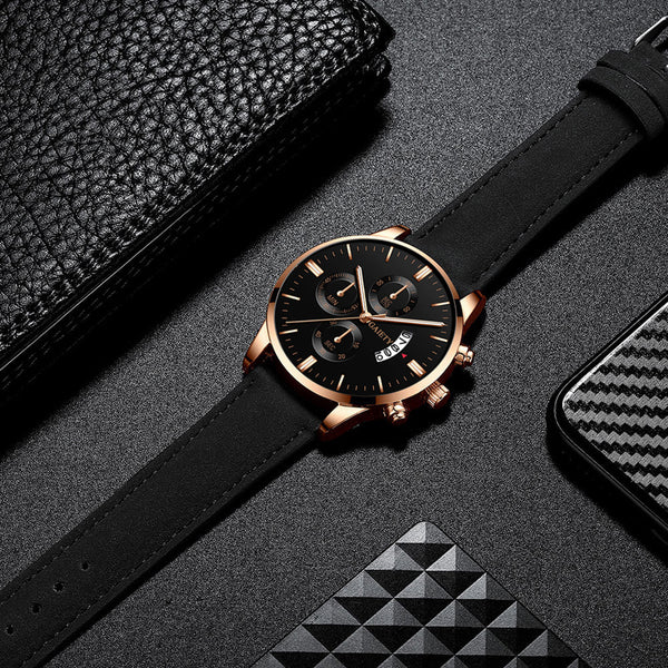 Reloj de Cuarzo Clásico para Hombre - Elegancia Empresarial
