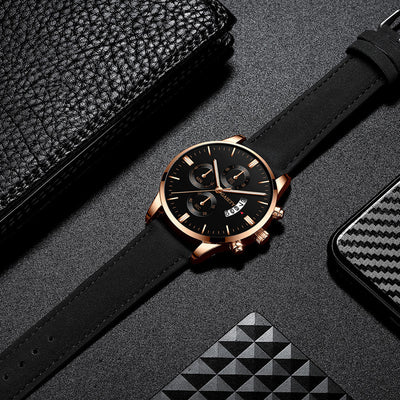 Reloj de Cuarzo Clásico para Hombre - Elegancia Empresarial - Image 2