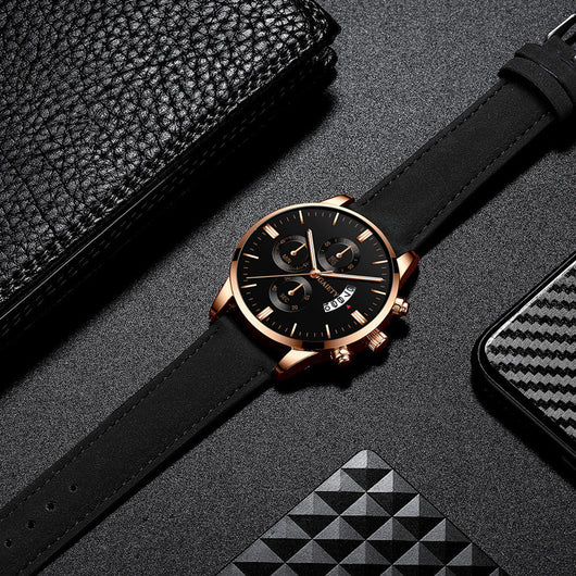 Reloj de Cuarzo Clásico para Hombre - Elegancia Empresarial - Image 2