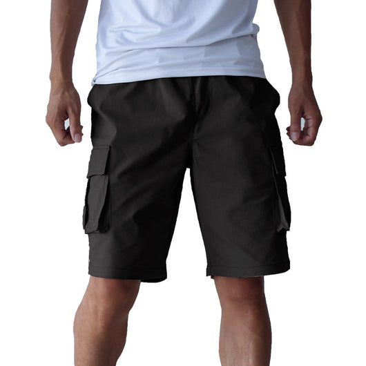 Pantalones Cortos Overol Elásticos Talla Grande para Hombre - Comodidad Casual de Verano - Image 8