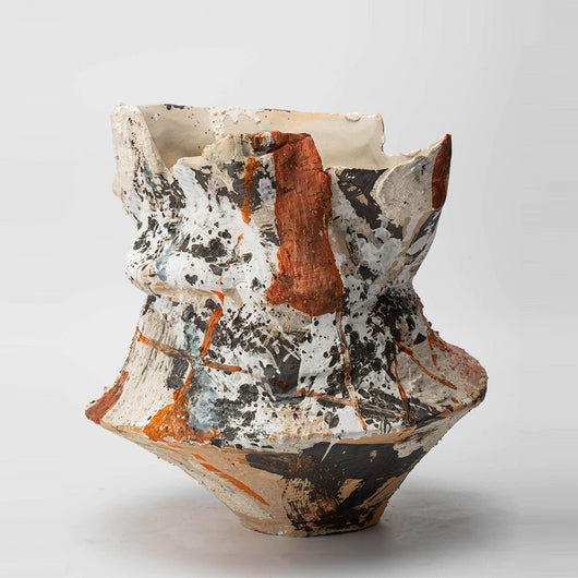 Jarrón Artístico de Cerámica Vintage Inspirado en Wabi-sabi - Image 22