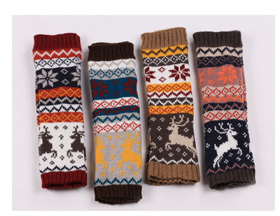 Guantes Navideños de Lana Tejida con Diseño Infantil - Cálidos y Acogedores - Image 19