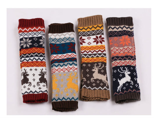 Guantes Navideños de Lana Tejida con Diseño Infantil - Cálidos y Acogedores - Image 19
