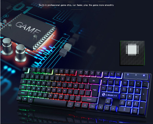 Set Teclado y Ratón Gaming GTX300 con Iluminación RGB para LOL - Image 9