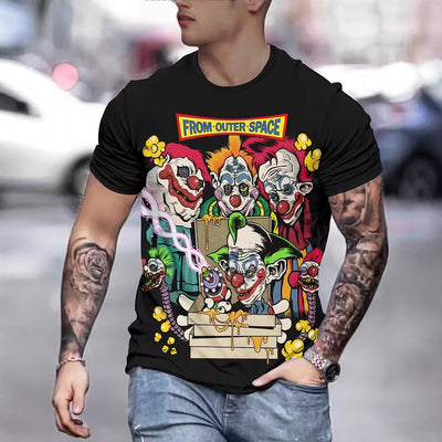 Playera Casual para Hombre con Estampado Digital 3D - Image 4