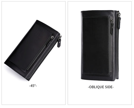 Billetera Móvil de Cuero Premium Capacidad Grande - Image 12