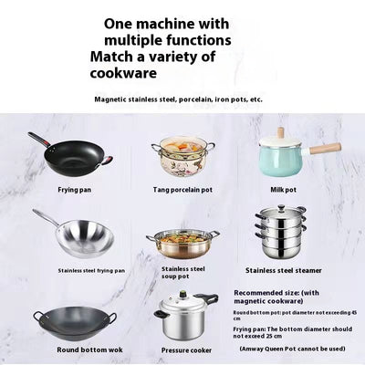 Cocina de Inducción 3500W Alta Potencia Multifuncional Ahorro Energético - Image 4