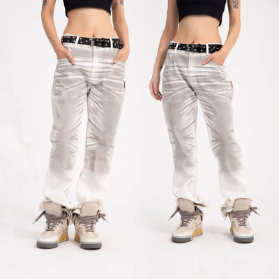 Jeans Casuales de Cintura Alta con Degradado para Hombre - Image 4
