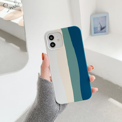 Funda iPhone 11 Pro/X/XS Max Efecto Degradado Arcoíris - Diseño de Pareja - Image 6