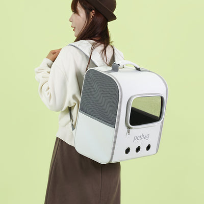Mochila Transportadora para Gatos de Gran Capacidad Expandible con Ventana Transparente - Image 2