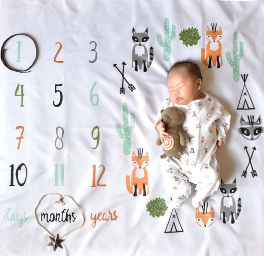 Manta de Hitos del Bebé con Fotos Personalizables - Image 20
