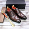Zapatos Oxford de Cuero Genuino con Cordones - Estilo Británico Clásico