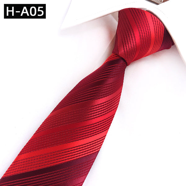 Corbata de Poliéster para Bodas y Celebraciones en Rojo