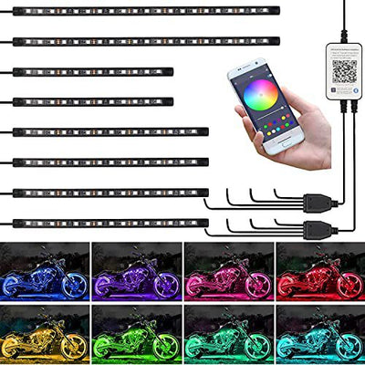 Kit de Luces LED RGB para Chasis de Moto | Iluminación Ambiental - Image 17