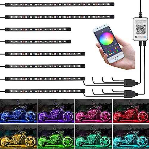 Kit de Luces LED RGB para Chasis de Moto | Iluminación Ambiental - Image 17