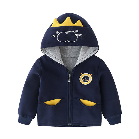 Abrigo Acolchado Infantil Casual con Diseño Cartoon - Image 4