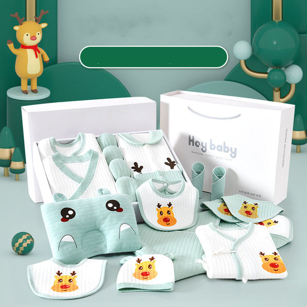 Conjunto de Ropa de Algodón Puro para Bebé en Caja de Regalo