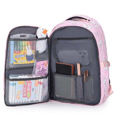 Mochila de Gran Capacidad con Estampado de Conejo Cartoon - Image 17