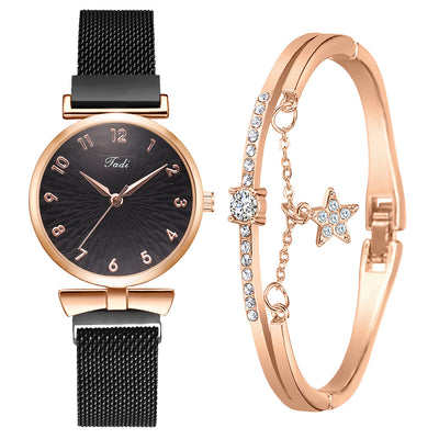 Reloj de Pulsera Dama con Malla Elegante y Movimiento de Cuarzo - Image 15