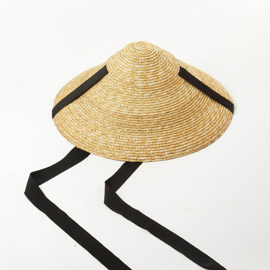 Sombrero de Paja Trenzado con Correas - Protección Solar Elegante - Image 9