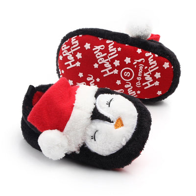 Zapatos Navideños para Bebé con Suela Blanda Antideslizante