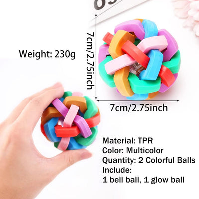Pelotas Interactivas con Luz y Sonido para Perros y Gatos - Image 4