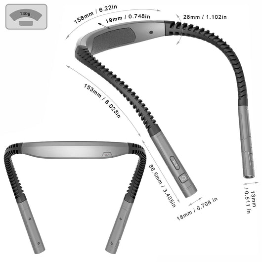 Lámpara LED para Cuello - Luz Portátil para Correr y Leer - Image 11