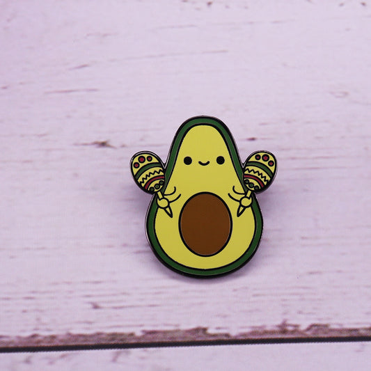 Broche Distintivo Aguacate Play Game - Accesorio Vegano Creativo