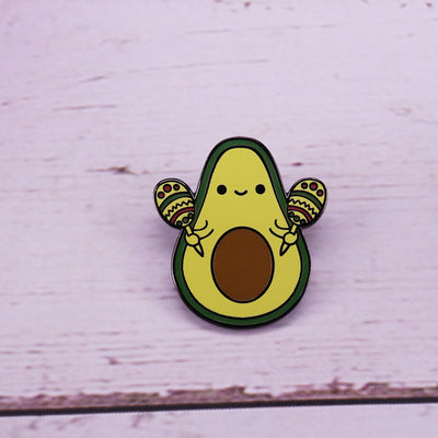 Broche Distintivo Aguacate Play Game - Accesorio Vegano Creativo