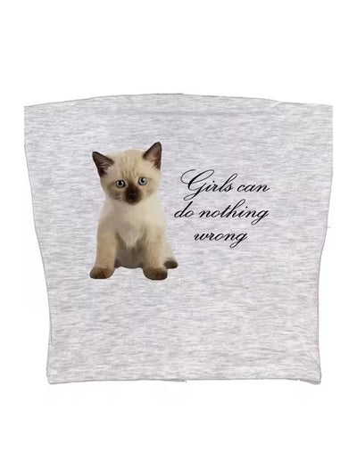 Chaleco Ajustado con Estampado de Gatos para Niña - Image 18