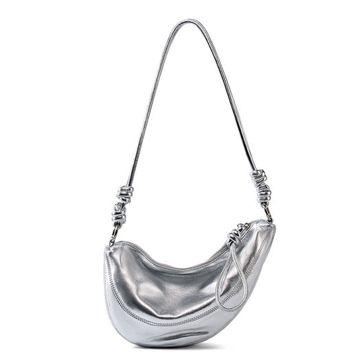 Bolsa Bandolera de Cuero Genuino Full Grain - Estilo Croissant para Uso Diario - Image 7