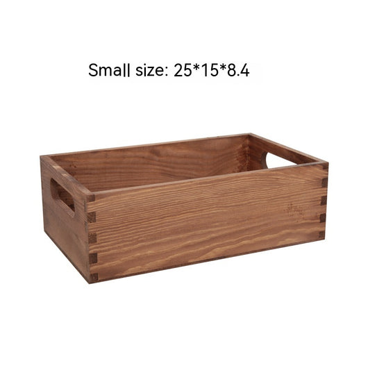 Caja de Almacenamiento Retro de Madera - Organizador Rectangular para Cosméticos - Image 12