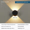 Warm Light 3000K Frosted Black Symmetrical Fan