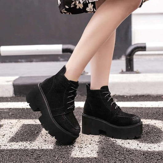 Botas Moteras Nude Tobilleras para Mujer - Image 7