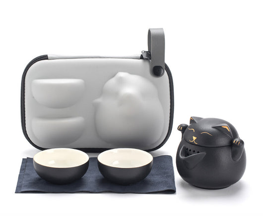Set de Té Portátil con Tetera y 2 Tazas - Bolsa de Almacenamiento Incluida - Image 9