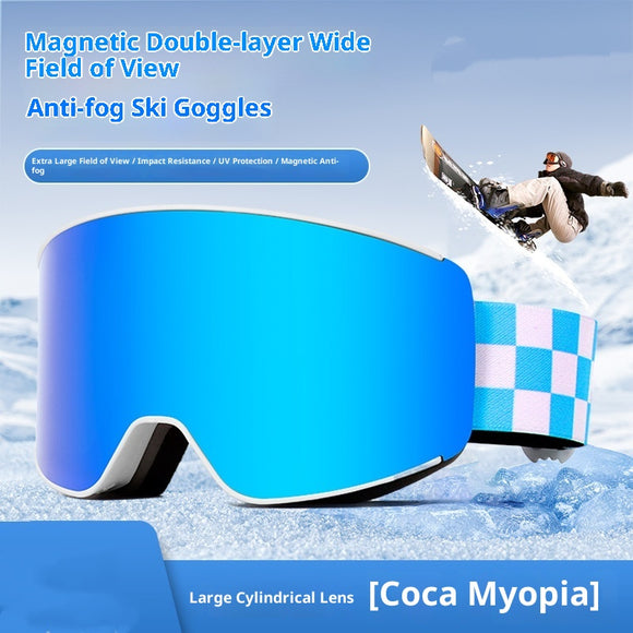 Gafas de Esquí Esféricas con Doble Capa Antivaho