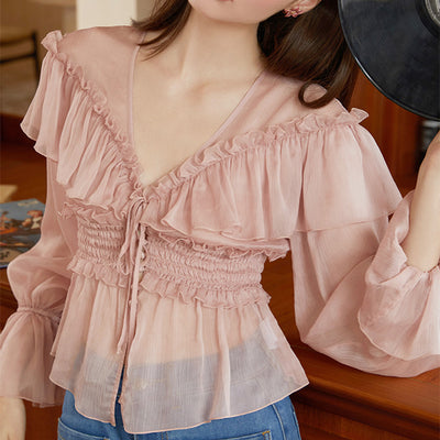 Blusa Protectora Solar Ligera de Madera Francesa - Versátil y Fresca - Image 12