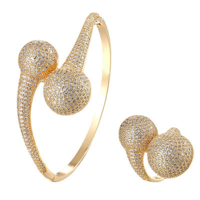 Pulsera y Anillo de Mujer Personalizados Diseño Circular - Image 8
